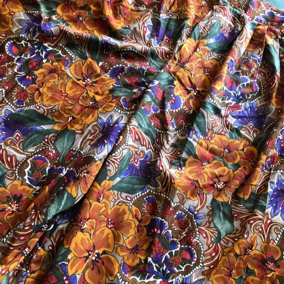 VTG Stacey Michaels Retro Boho Hippie 70s Floral Print Shorts - Picture 4 of 9